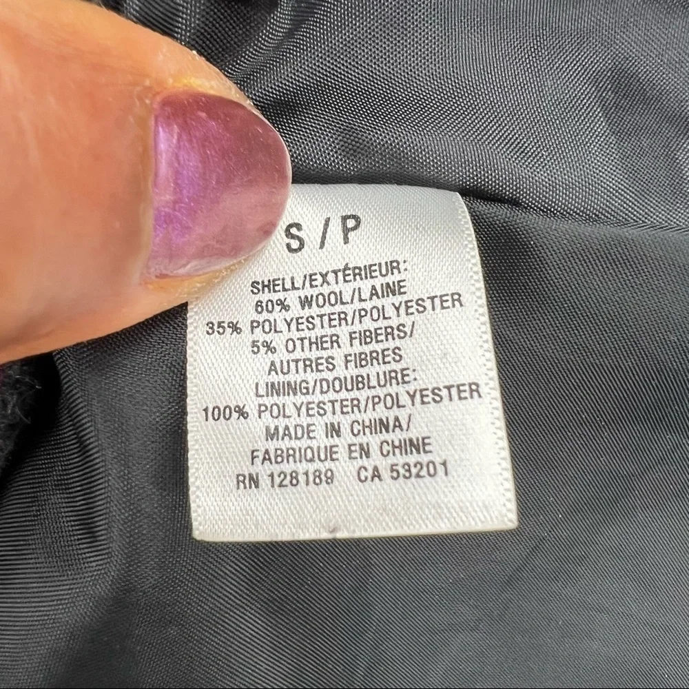 Aeropostale grey coat jacket size SP
